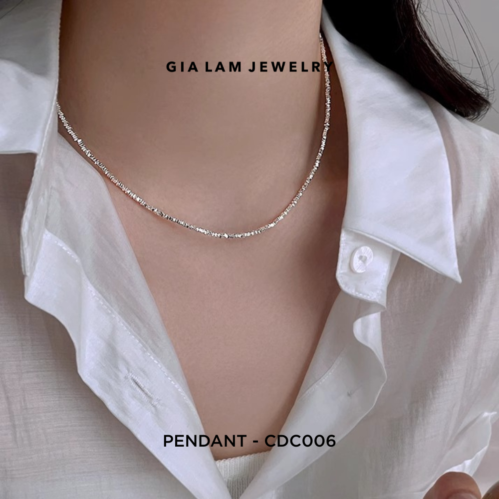 925 Silver Textured Bead Pendant