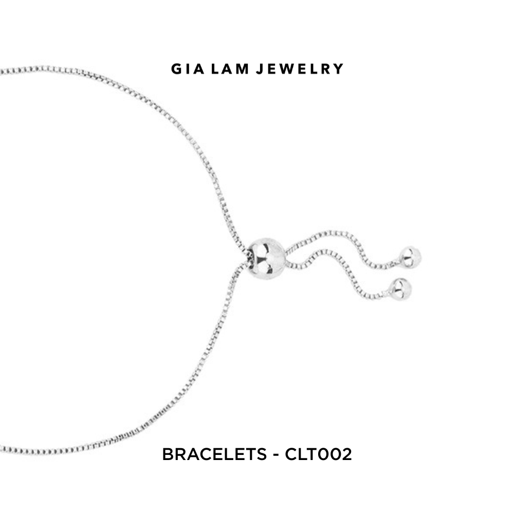 925 Sterling Silver Heart & Infinity Adjustable Box Chain Bracelet