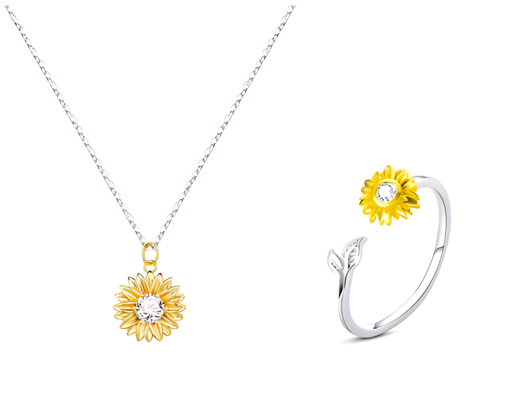Sunflower Necklace