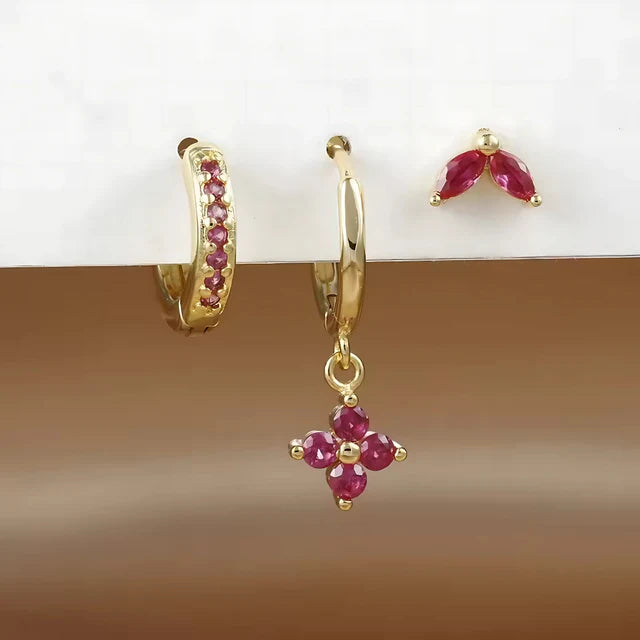 3-Pair Earring Set