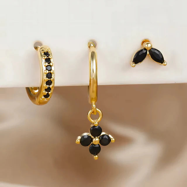 3-Pair Earring Set