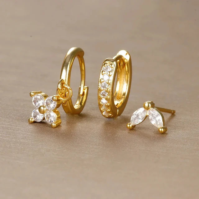 3-Pair Earring Set