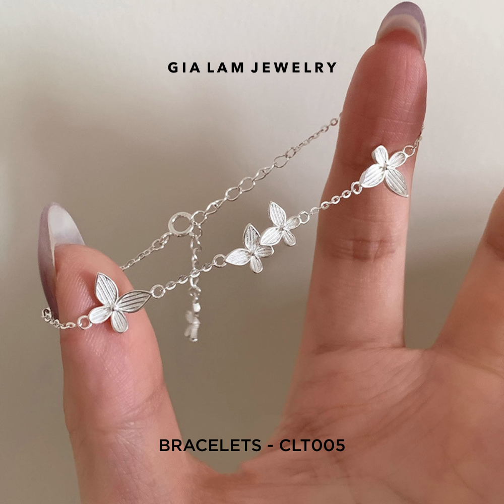 925 Sterling Silver Bracelet, Front Side