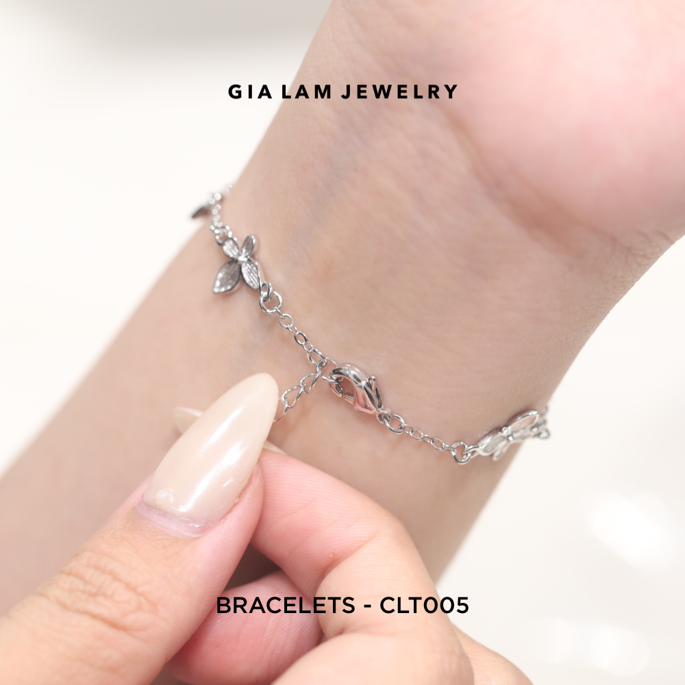 925 Sterling Silver Bracelet, Wearing on Hand