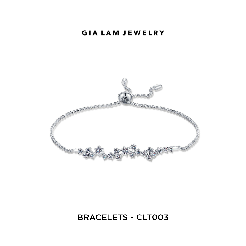 925 Sterling Silver Bracelet, Front Side