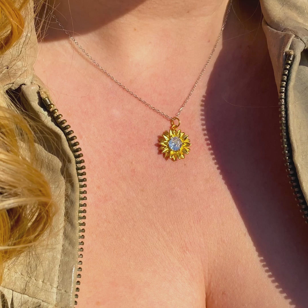 Sunflower Necklace