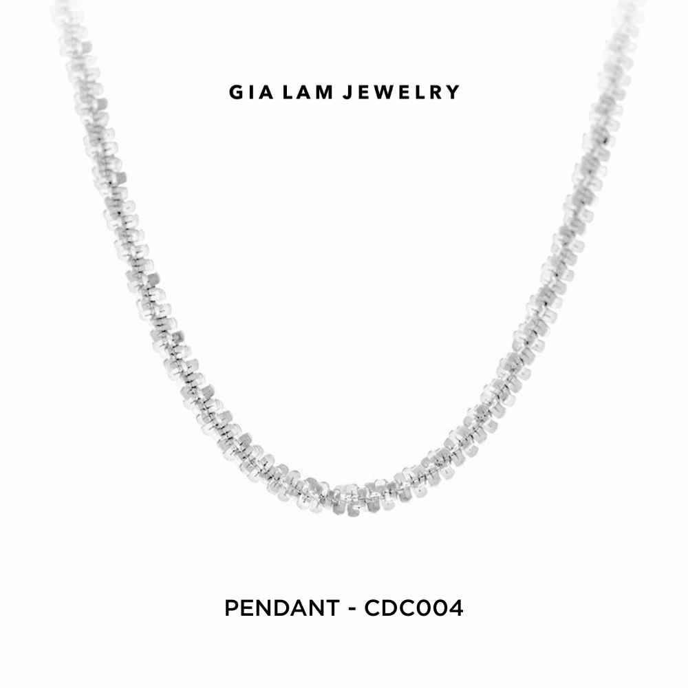 925 Silver Jewelry Chain Necklace, Front Side